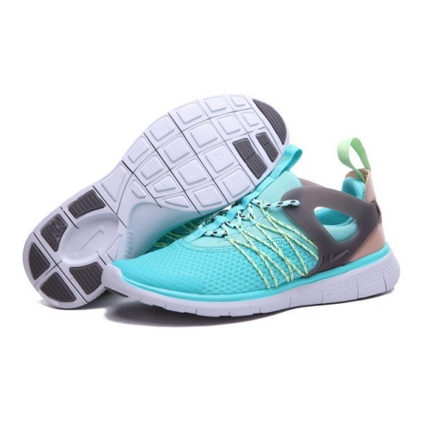 Nike Free Viritous Damen Lauftrainer Türkis/Lime Green/Tan