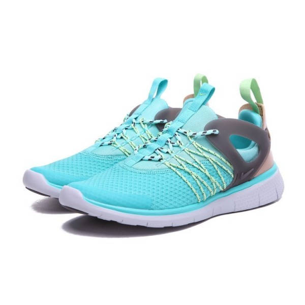 Nike Free Viritous Damen Lauftrainer Türkis/Lime Green/Tan