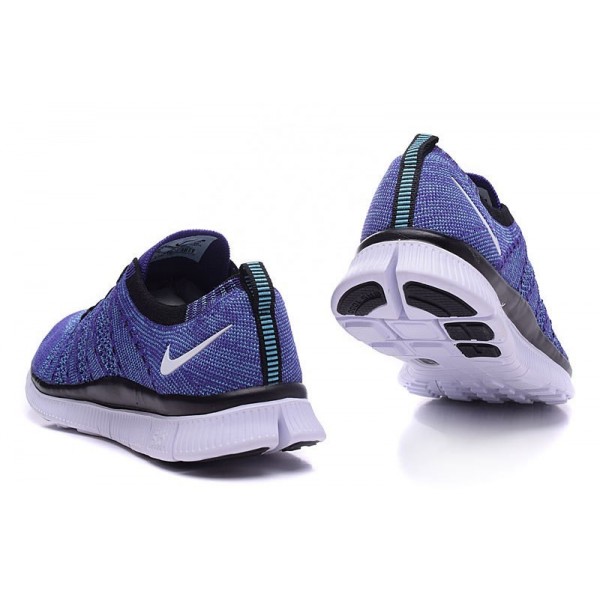 Nike Free Flyknit NSW Herren Schuh Court Lila/Weiß 599459-500