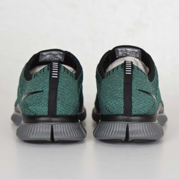 Nike Free Flyknit NSW Herren Schuh Raue Grün/Schwarz-Jade Glasur 599459-303
