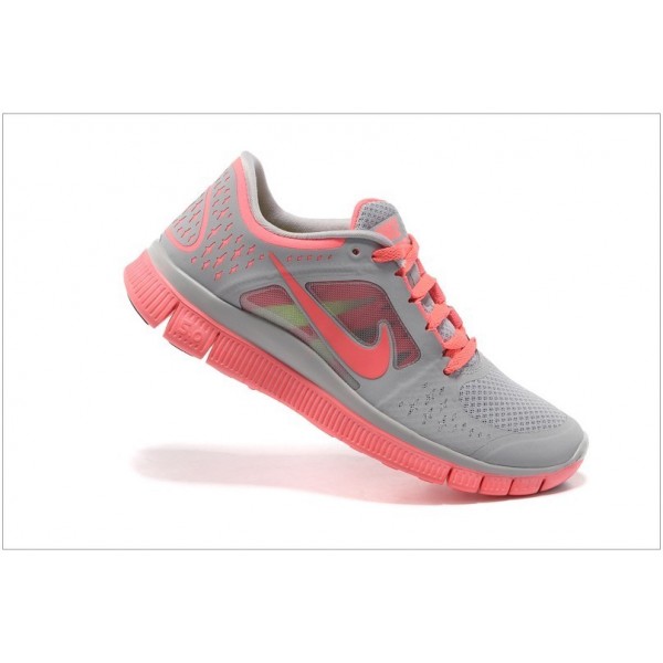 Nike Free Run 3 Damen Laufschuhe 510643-061 Wolf Grau/Hell Purpurnen