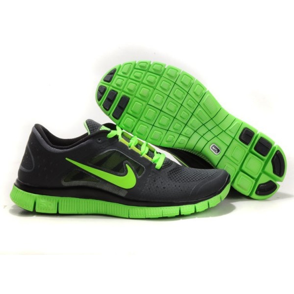 Nike Free Run 3 Herren Laufschuhe 510642-330 Sequoia Elektro-Grün
