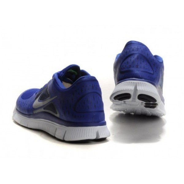 Nike Free Run 3 Herren Laufschuhe 510642-400 Tief Königliches Blau/Reflektieren Silber/Segel/Volt