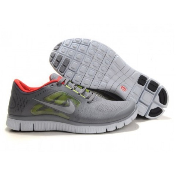 Nike Free Run 3 Herren Laufschuhe 510642-006 Kühlem Grau/Silber/Segel/Universität Rot Nike Free Run 3 Herren Laufschuhe 510642-006 Kühlem Grau/Silber/Segel/Universität Rot
