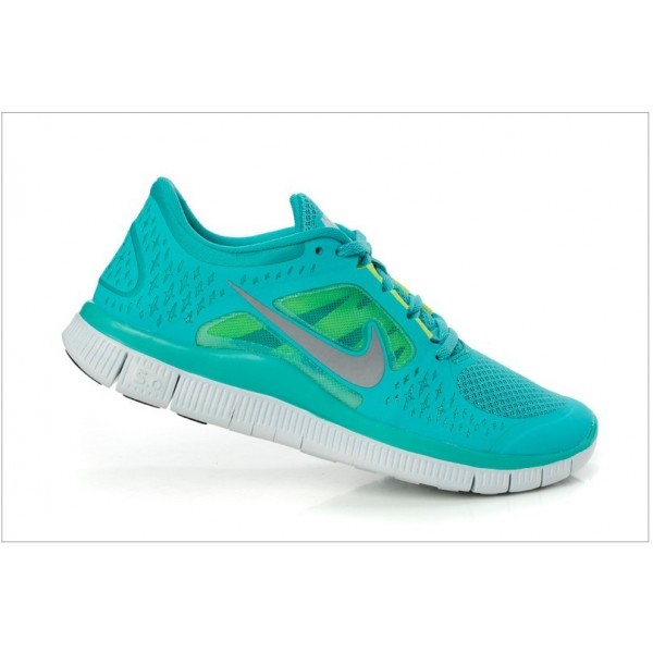 Nike Free Run 3 Herren Laufschuhe 510642-300 Neuer Grüner/Reflektieren Silber/Segel/Volt