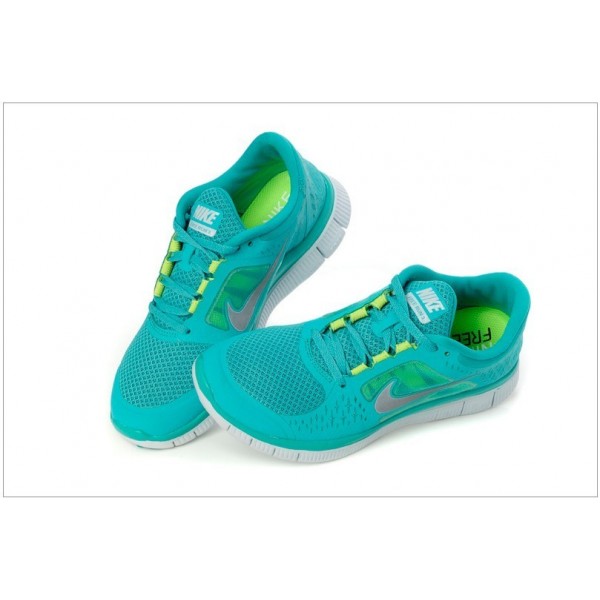 Nike Free Run 3 Herren Laufschuhe 510642-300 Neuer Grüner/Reflektieren Silber/Segel/Volt