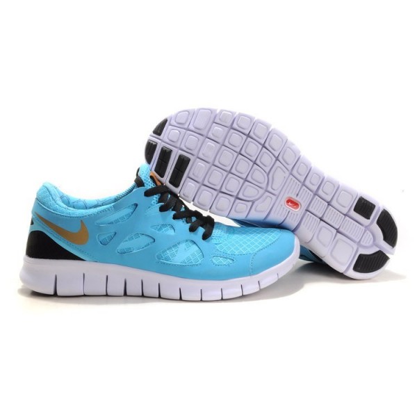 Nike Free Run + 2 LX Liu Xiang-Pack Herren Universität Blau Schwarz Laufschuhe 454204-400