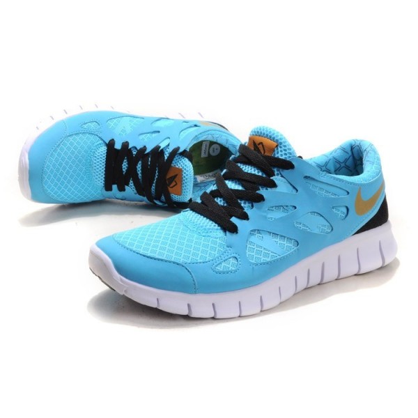 Nike Free Run + 2 LX Liu Xiang-Pack Herren Universität Blau Schwarz Laufschuhe 454204-400