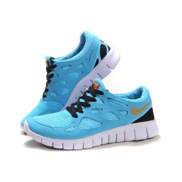 Nike Free Run + 2 LX Liu Xiang-Pack Herren Universität Blau Schwarz Laufschuhe 454204-400
