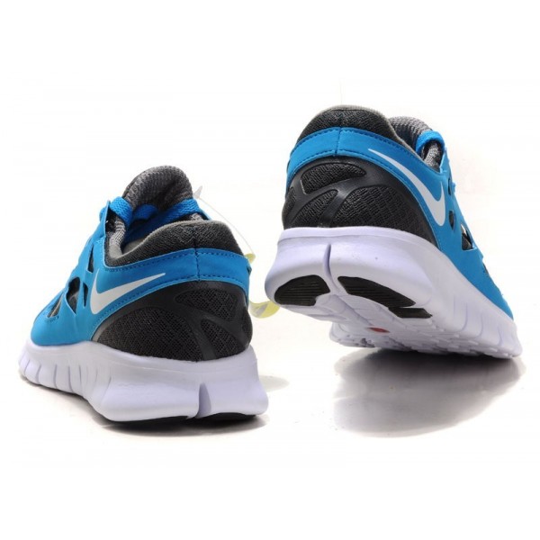 Nike Free Run 2 Herren Laufschuhe Blau Grau Weiß 443815-013
