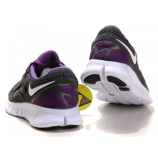 Nike Free Run 2 Herren Laufschuhe Carbon-Grau Lila 443815-101