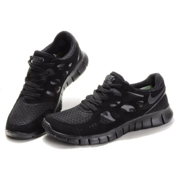 Nike Free Run 2 Herren Laufschuhe Schwarz Anthrazit 443815-002