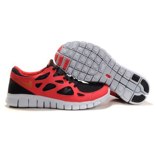 Nike Free Run + 2 LX Liu Xiang Rot Schwarz Herren Laufschuhe Begrenzte QS 454204-006