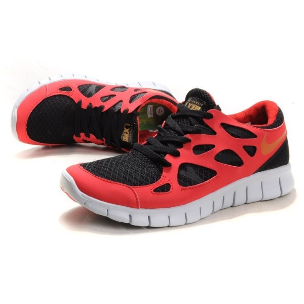 Nike Free Run + 2 LX Liu Xiang Rot Schwarz Herren Laufschuhe Begrenzte QS 454204-006