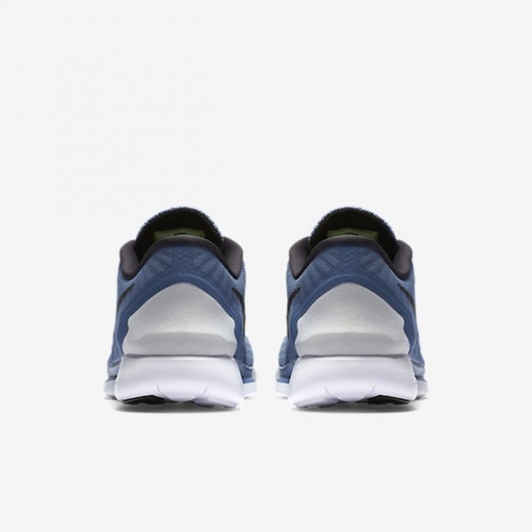 Nike Free 5.0 2015 Herren Laufschuhe Ozean-Nebel/Blau Grau/Weiß/Schwarz 724382-403