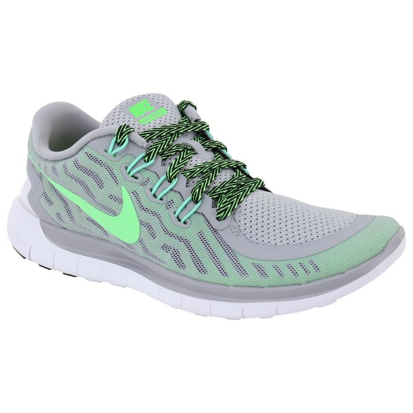 Nike Free 5.0 2015 Damen Laufschuhe Wolf Grau/Grün/Volt Grün 724383-013