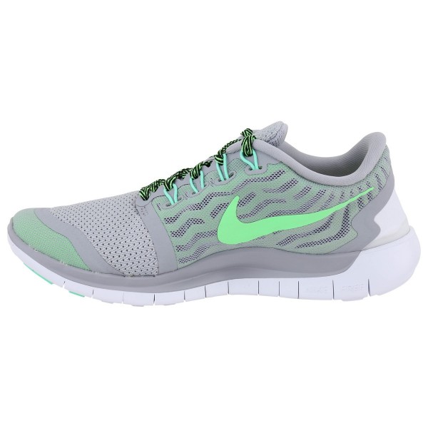 Nike Free 5.0 2015 Damen Laufschuhe Wolf Grau/Grün/Volt Grün 724383-013