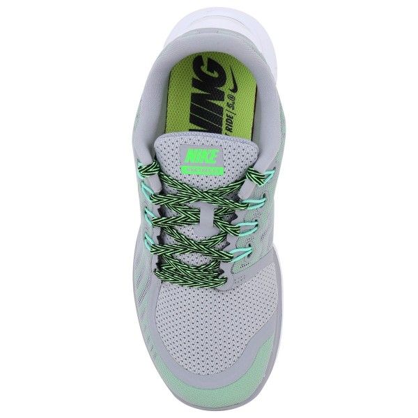 Nike Free 5.0 2015 Damen Laufschuhe Wolf Grau/Grün/Volt Grün 724383-013