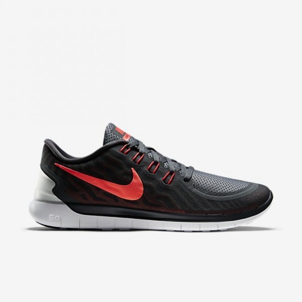 Nike Free 5.0 2015 Herren Laufschuhe Anthrazit/Universität Rot/Hot Lava/Hell Purpurnen 724382-016