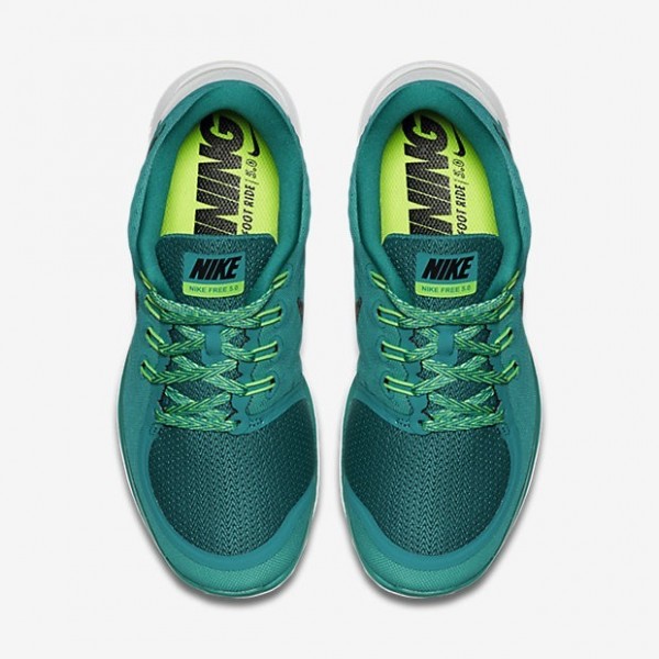 Nike Free 5.0 2015 Herren Laufschuhe Radiant Smaragd/Grünes Glühen/Grün Streik/Schwarz 724382-300