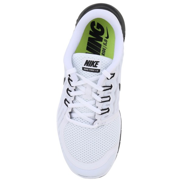 Nike Free 5.0 2015 Damen Laufschuhe Weiß/Schwarz 724383-100