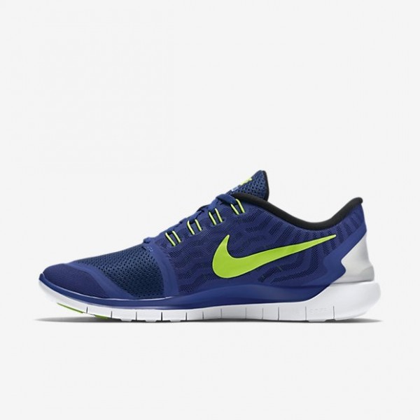 Nike Free 5.0 2015 Herren Laufschuhe Tief Königsblau/Racer Blau/Weiß/Volt 724382-407 Nike Free 5.0 2015 Herren Laufschuhe Tief Königsblau/Racer Blau/Weiß/Volt 724382-407