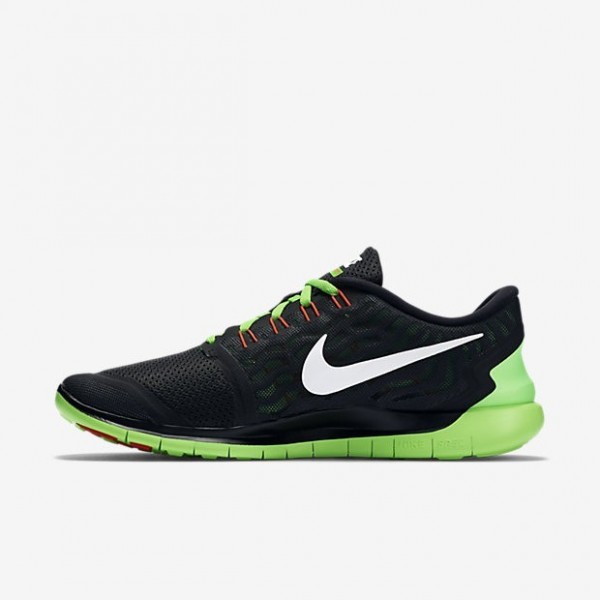 Nike Free 5.0 2015 Herren Laufschuhe Schwarz/Spannung Grün/Dunkelgrau/Weiß 724382-012 Nike Free 5.0 2015 Herren Laufschuhe Schwarz/Spannung Grün/Dunkelgrau/Weiß 724382-012