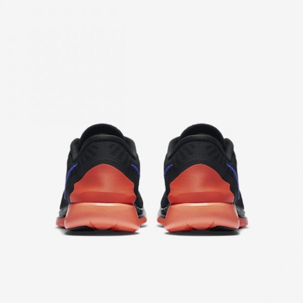 Nike Free 5.0 2015 Herren Laufschuhe Schwarz/Total Purpurnen/Dunkelgrau/Racer Blau 724382-015