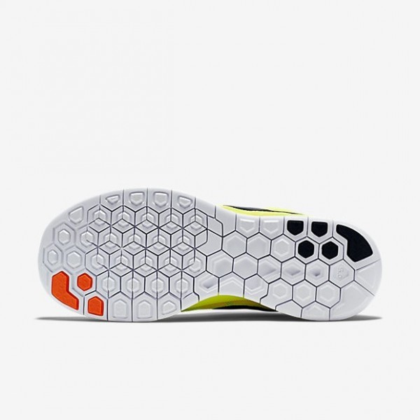 Nike Free 5.0 2015 Damen Laufschuhe Volt/Lava Glow/Sunset Glow/Schwarz 724383-700