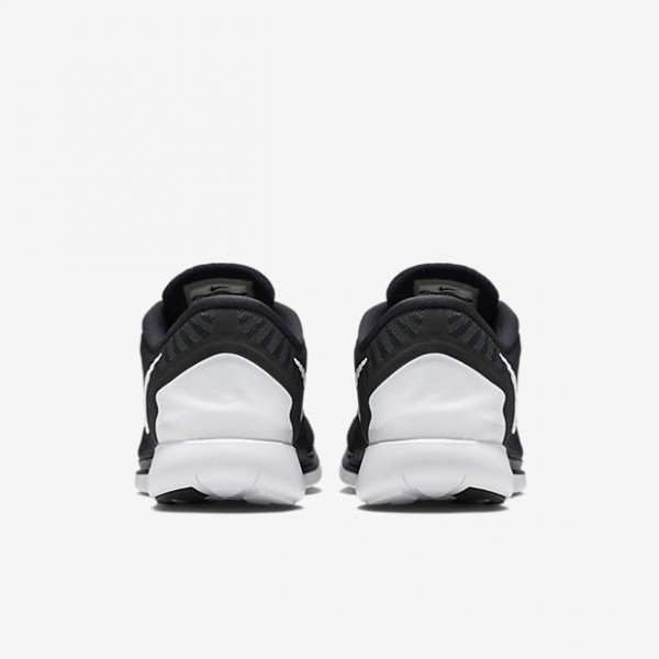 Nike Free 5.0 2015 Herren Laufschuhe Schwarz/Dunkelgrau/Grau/Weiß 724382-002