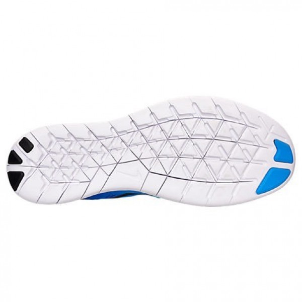Nike Free RN Herren Laufschuhe Blau Glow/Schwarz/Blau Racer 831508-404