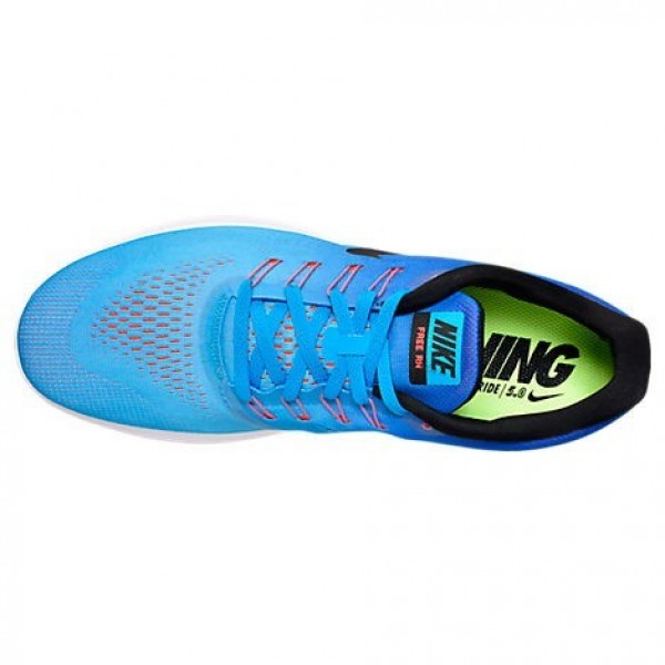 Nike Free RN Herren Laufschuhe Blau Glow/Schwarz/Blau Racer 831508-404