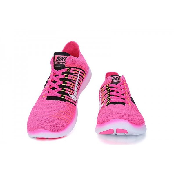 Nike Free RN Flyknit Damen Laufschuhe Rosa 831070-600