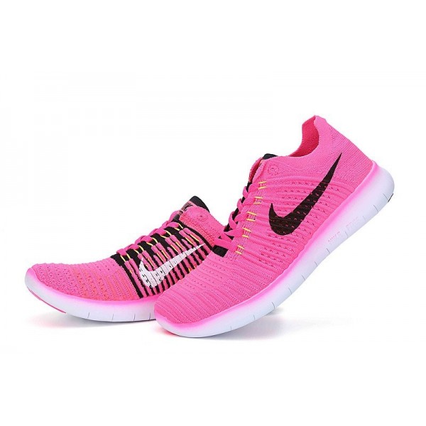 Nike Free RN Flyknit Damen Laufschuhe Rosa 831070-600