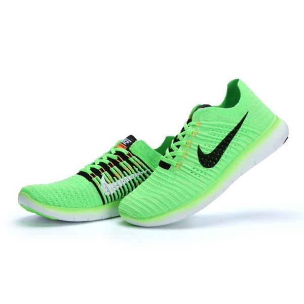 Nike Free RN Flyknit Herren Laufschuhe Grün 831069-300